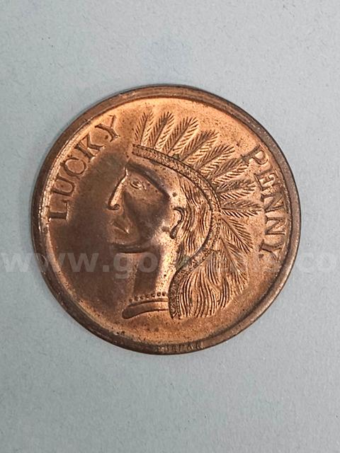Large Atlantic City Lucky Penny