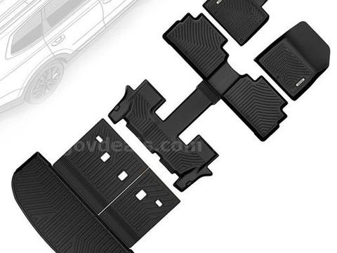 SHIPPING AVAILABLE Floor Mats & Trunk Mat for 2020-2025 Kia Telluride 7/8 Seats, All Weather Cargo Liner Car (A1-09)