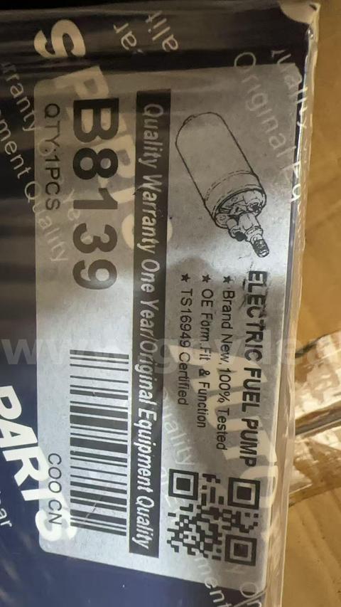 SHIPPING AVAILABLE Lot of 19 B8139 Inline Electric Fuel Pump 12V Universal External Fuel Pump (Replaces FPM199)（B2-07）