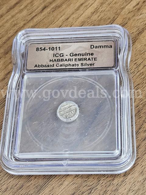 Rare Habbari Emirate Silver Coin  Dated 854-1011 AD