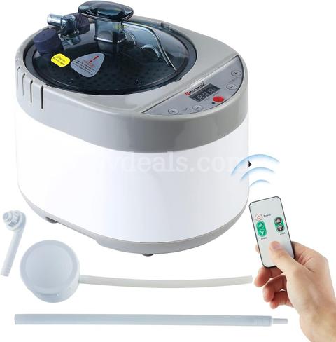 SHIPPING AVAILABLE Lot of 2 Smartmak Sauna Steamer, Portable 4L Upgrated Steam Pot Generator with Remote Con(43-02)