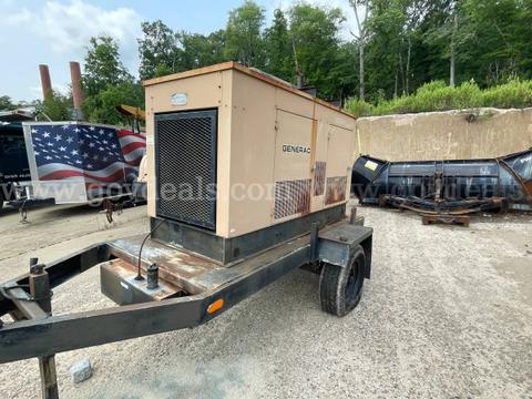 1992 Generac Generator Trailer - Model 92A.020615 - 1,169 Hours - Operational Condition Unknown