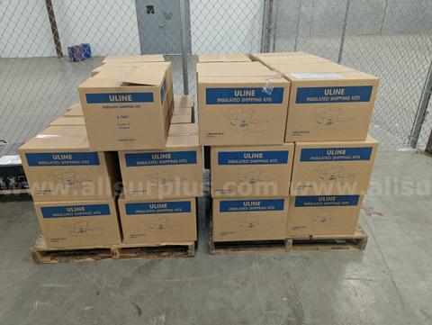 33 Cases of Uline Insulated boxes