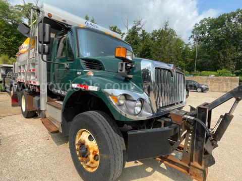 2017 International 7400 Stainless Dump Truck with 11' Gledhill Plow & Buyers Salt Spreader