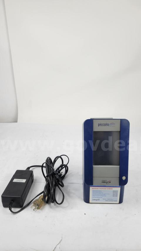 Abaxis Piccolo Xpress Chemistry Analyzer (Model 1100-1000) with Power Cable & Adapter