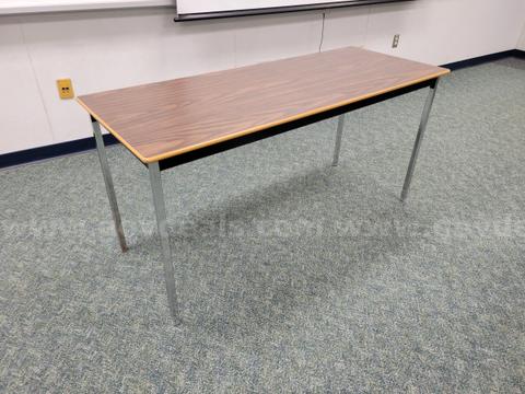 Brown Classroom Tables, 2-person