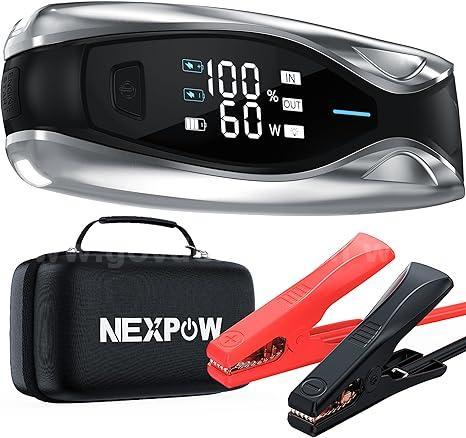 SHIPPING AVAILABLE NEXPOW X7 6000A Jump Starter, 12V Car Battery Booster Pack for All Gas & 12L Diesel Engines(X-7u)