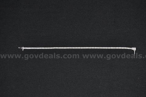 Lot 19- (1) White Gold Bracelet with Diamonds