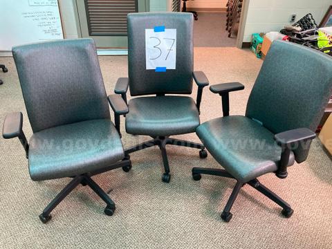 3 office chairs