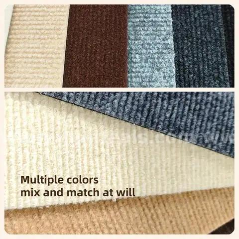 SHIPPING AVAILABLE 60PCS Heather Blue-Grey Carpet Squares 24x24inch Carpet Tiles Peel and Stick(B0004–A1)