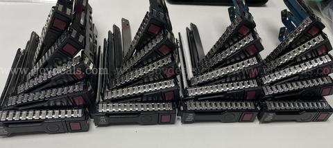 Lot of 27 HP 2.5" SFF SAS/SATA/SSD Hard Drive Caddies – Carrier Tray P/N 651687-001