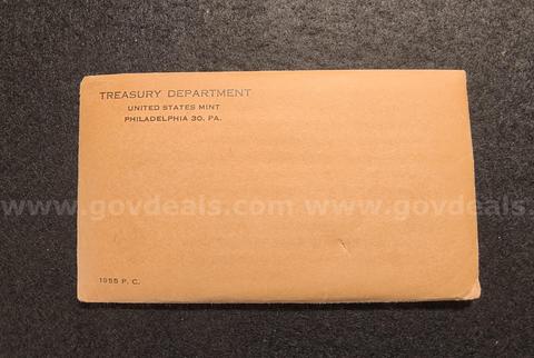 1955 RARE US Treasury Department (Sealed) Philadelphia Silver mint set