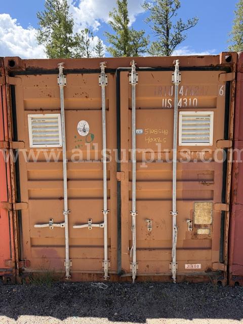 Shipping Container 40ft x 8.5ft x 8ft, With Contents, Qty 1.