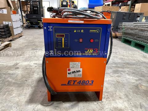 Lot of (4) Eagletronic heavy-duty forklift / industrial battery charger 24 V DC