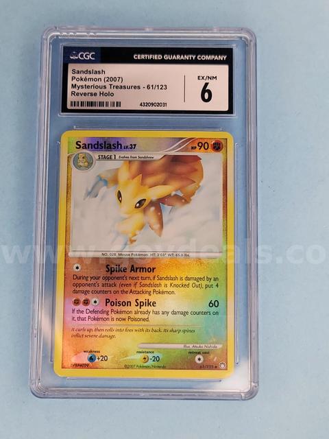 2007 Sandslash Reverse Holo Pokemon Card