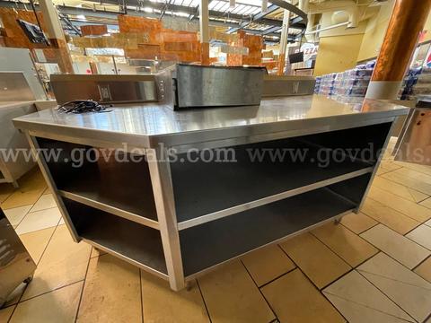 Commercial Stainless Steel Workstation / Serving Counter - MUST GO !!!