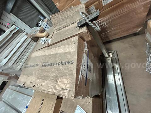 EIGHT PALLETS - CARPET TILES - Tandus Plexus AND Interface Tatami AND InterfaceFLOR