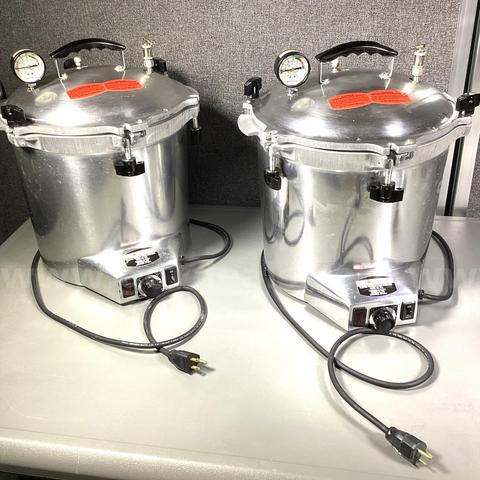 4-USED All American Model 25x Electric Pressure Steam Sterilizers (SOLD AS IS).