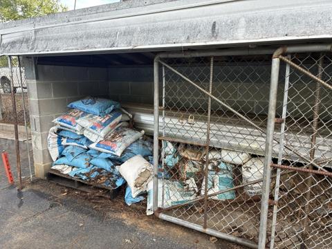 Several Bags of Ice Melt in various condition. (SOLD AS IS).