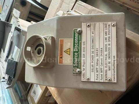 SMA Sunny Boy Solar Inverters + Green Sun Rising DG Disconnect β Working Condition β Lot Available