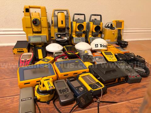 Lot of 37 Trimble, TopCon, Fluke, & Agilent Equipment