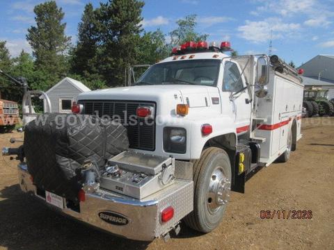 1999 GMC C7H042  Fire/Pumper Truck - Caterpillar 3126 - 7.2L L6 Turbo Diesel Eng