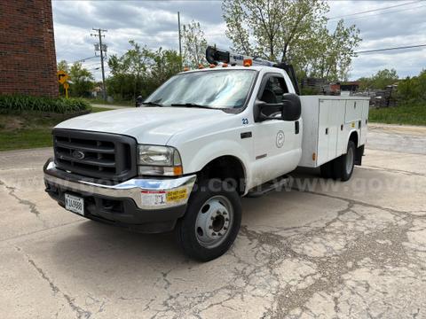 2004 Ford F450 4x2 SD Crane Truck