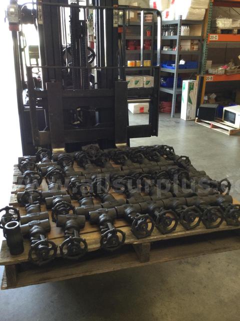 Valves, Gate, 1in, 800, Bonney Forge, UNUSED, Qty 46