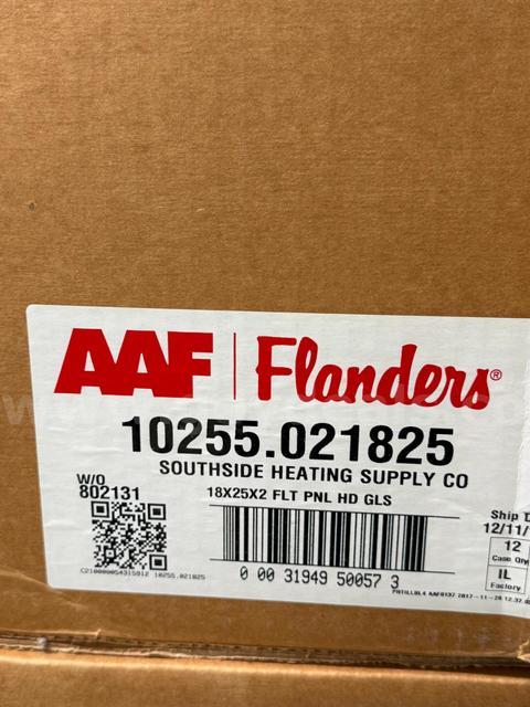 12 boxes of 18X25X2 Air Filters.