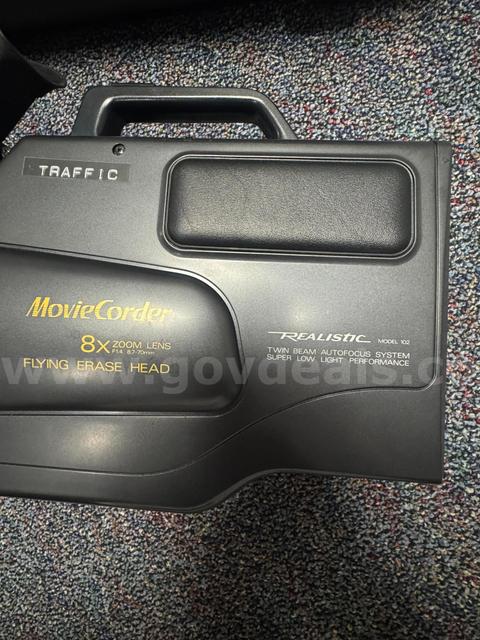 Realistic Moviecorder Model 102 VHS Camcorder w/ Case – Untested, As-Is