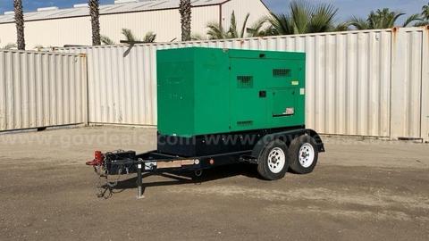 2017 Multiquip WhisperWatt DCA70SSIU4FSG Towable Generator