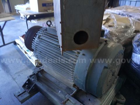 Lot of 7 Reliance Electric AC Motors – Unknown Condition