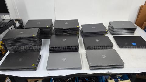 LOT OF 59 DELL LATITUDE LAPTOPS – INTEL CORE i7