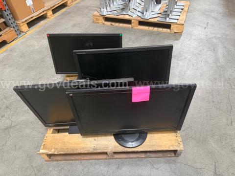 Assorted Dell Monitors-Displays