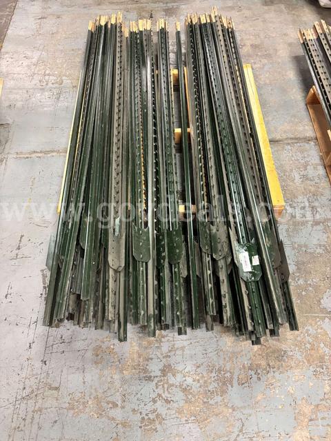 7' Green T-Style Fence Posts