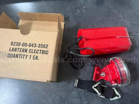 ELECTRIC LANTERN UNISEX HEADLAMP MINER MILITARY 6230-00-643-3562 NEW IN BOX *CAN SHIP*