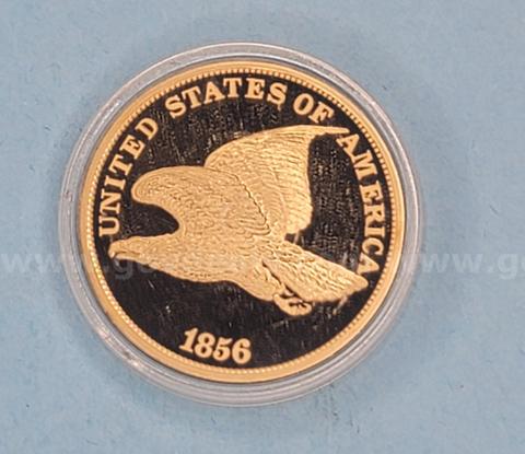 Replica 1956 USA Eagle One Cent Coin Gold Color