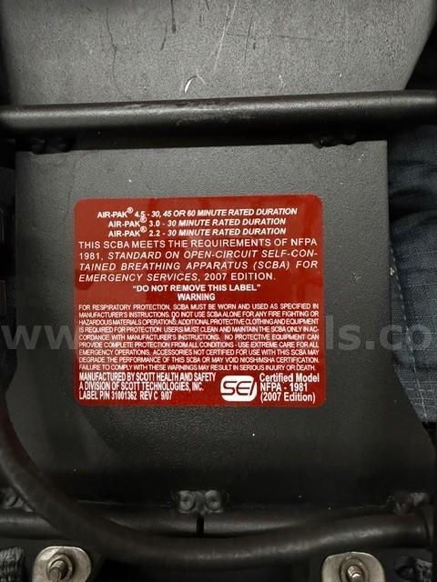 Scott AP75 4.5 CBRN Air Pack