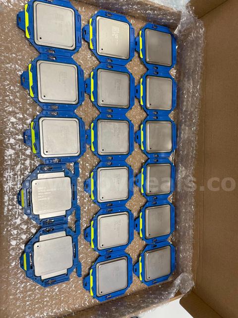 Lot of 25 Intel Xeon Processors – E5-2660, E5-1650 v2, E5-2650L v3 & More – Server CPUs