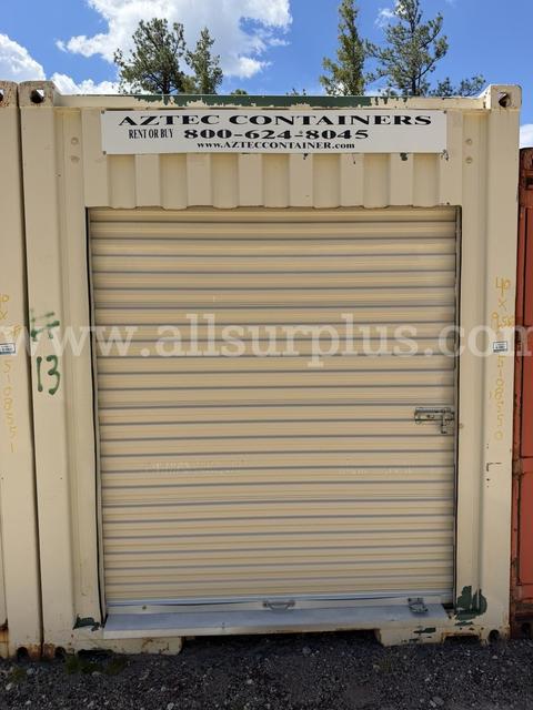 Shipping Container, High Cube, Roll Up Door, 40ft x 9.5ft x 8ft, With Contents, Qty 1.