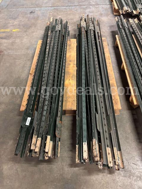 7' Green T-Style Fence Posts