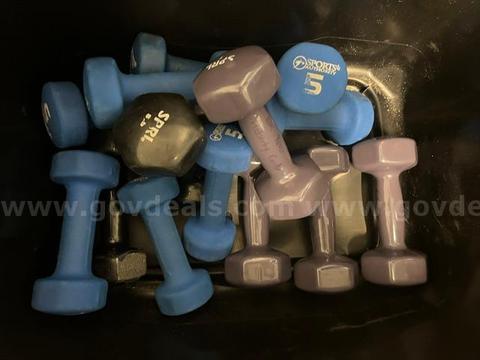 Lot of Exercise Weights