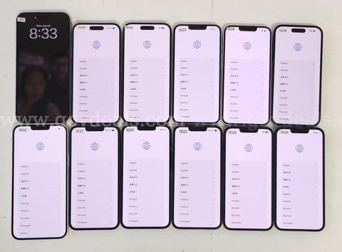 Lot of (12) Apple iPhone 14 Series Smartphones – Mixed Grades A-C – Parts/Repair