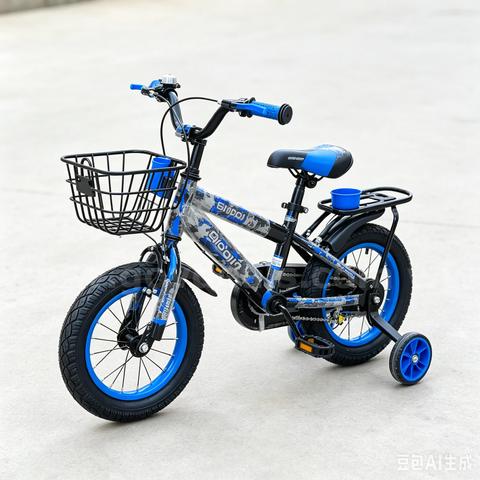 SHIPPING AVAILABLE 14 Inch Kids Bike yibeigi Children Bicycle with Training Wheels Basket Water Bottle Holder(7-08)