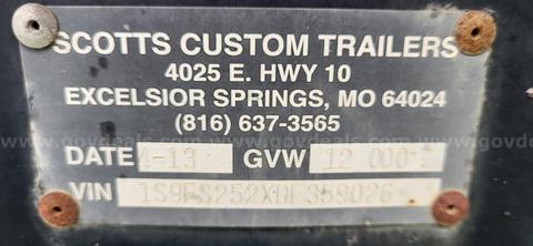 2013 Scott's Custom Trailer