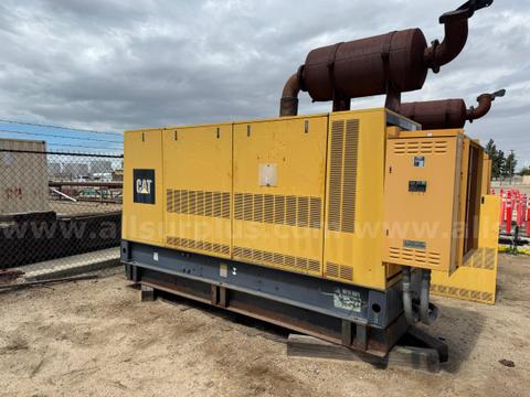 Generator Set, 3406, Diesel, Stand By, 375kVA, 300kW, Skidded, Caterpillar, Qty 1