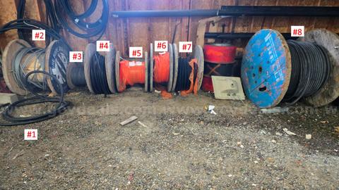 Lot of Various Industrial Electrical Wire