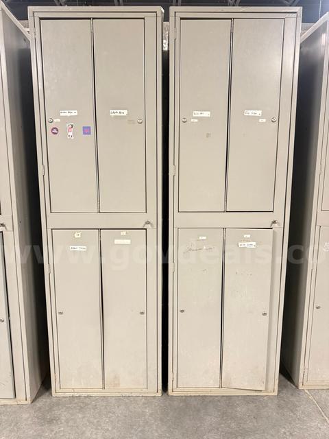 2 Sets of Metal Lockers