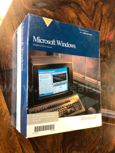 Microsoft Windows 3.0 Still Sealed 1990