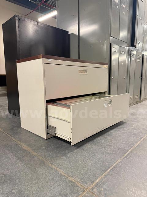 White Medical Filing Cabinet (2-Drawer)